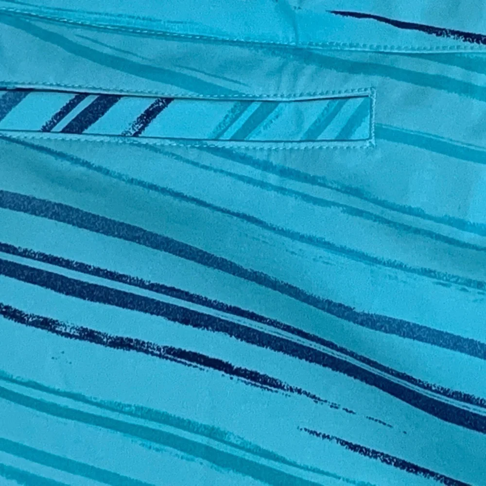NWT Adidas Girls Junior Golf Short small and medium Turquoise with Blue Stripes